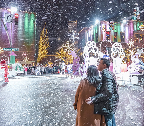 Snowflake Lane at The Bellevue Collection