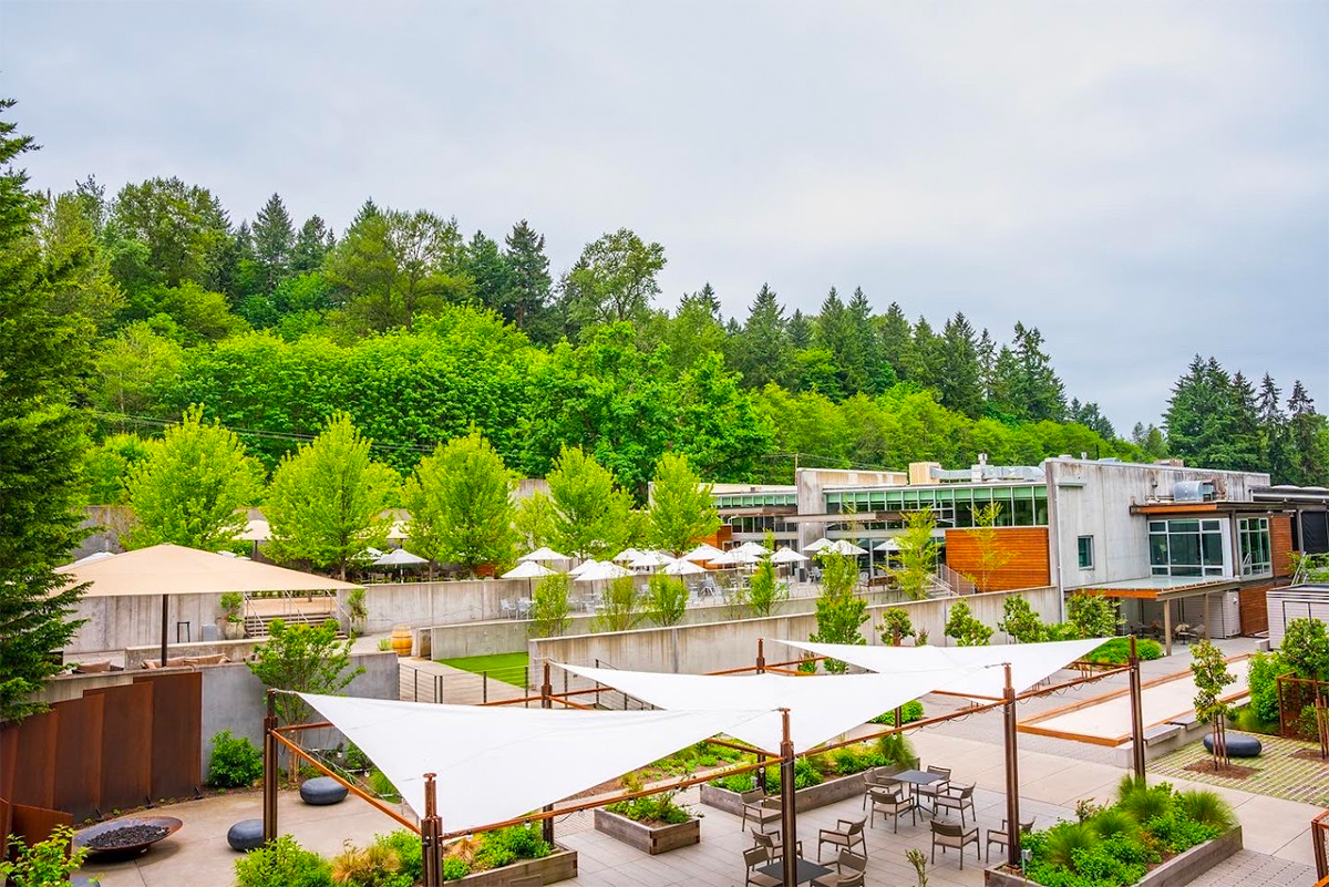 Scenic overview of Novelty Hill-Januik Winery in Woodinville
