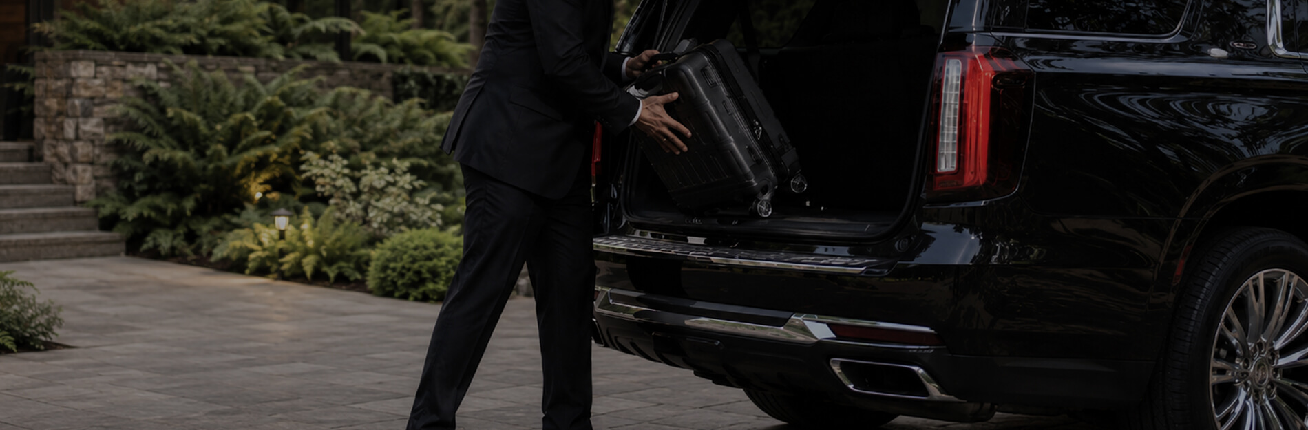 Private airport town car pickup for an Eastside traveler heading to SeaTac from Bellevue